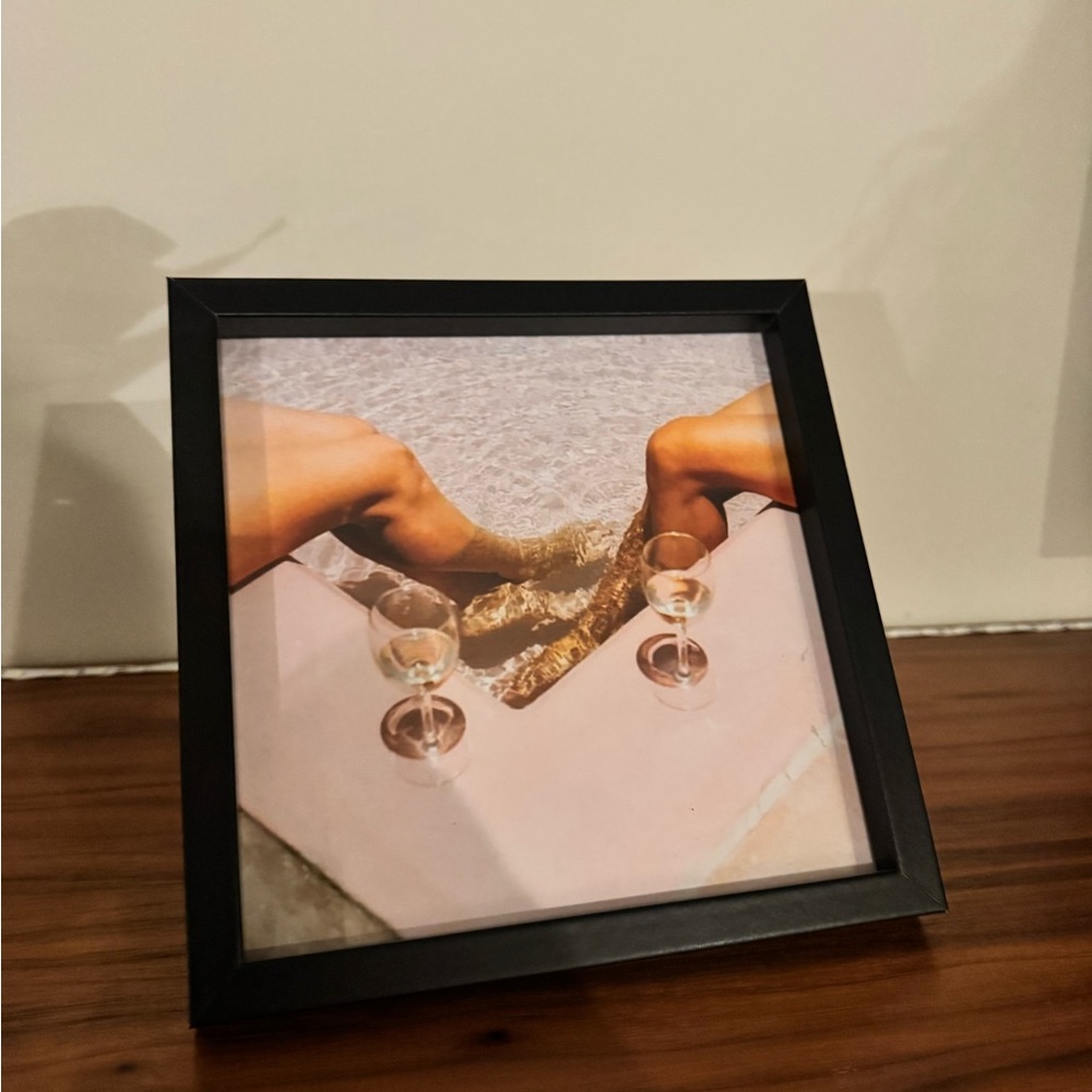 Framed Art Print with Black Frame